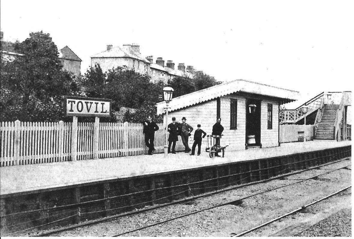 Tovil Rail Station is long gone