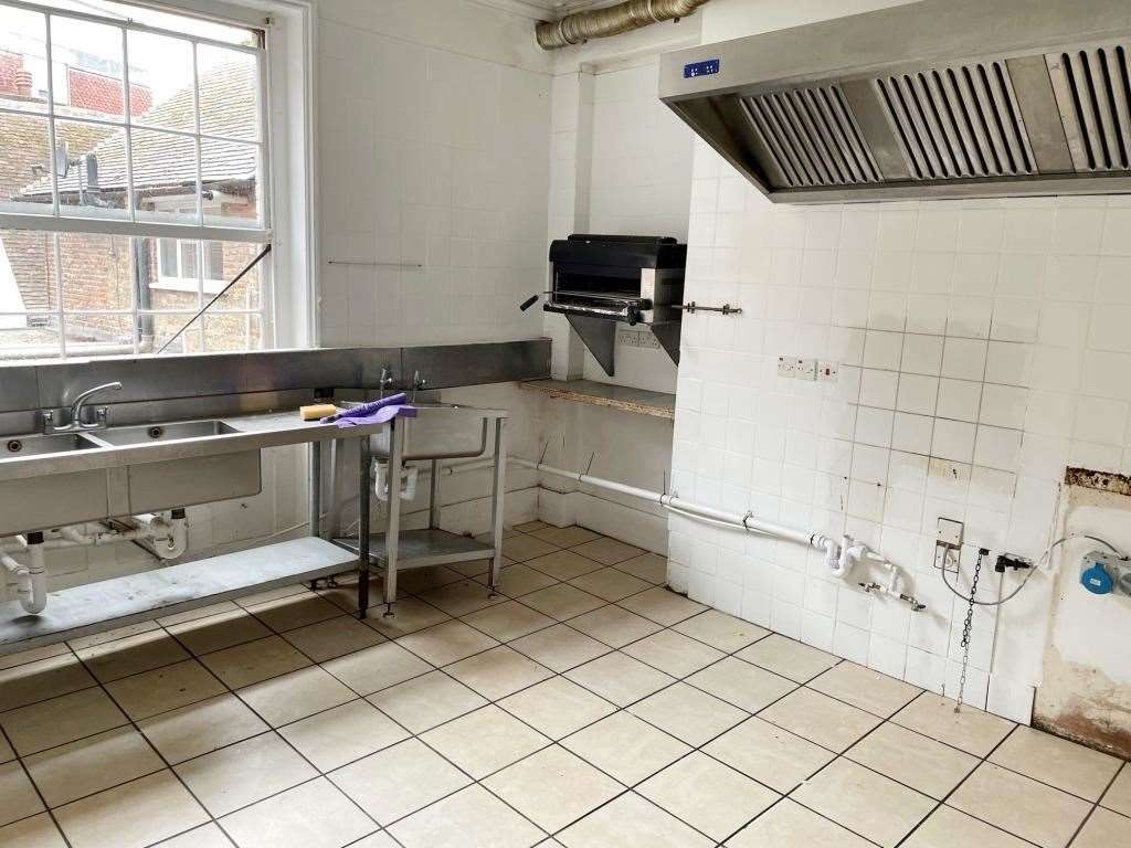 The property also includes a kitchen. Picture: Clive Emson