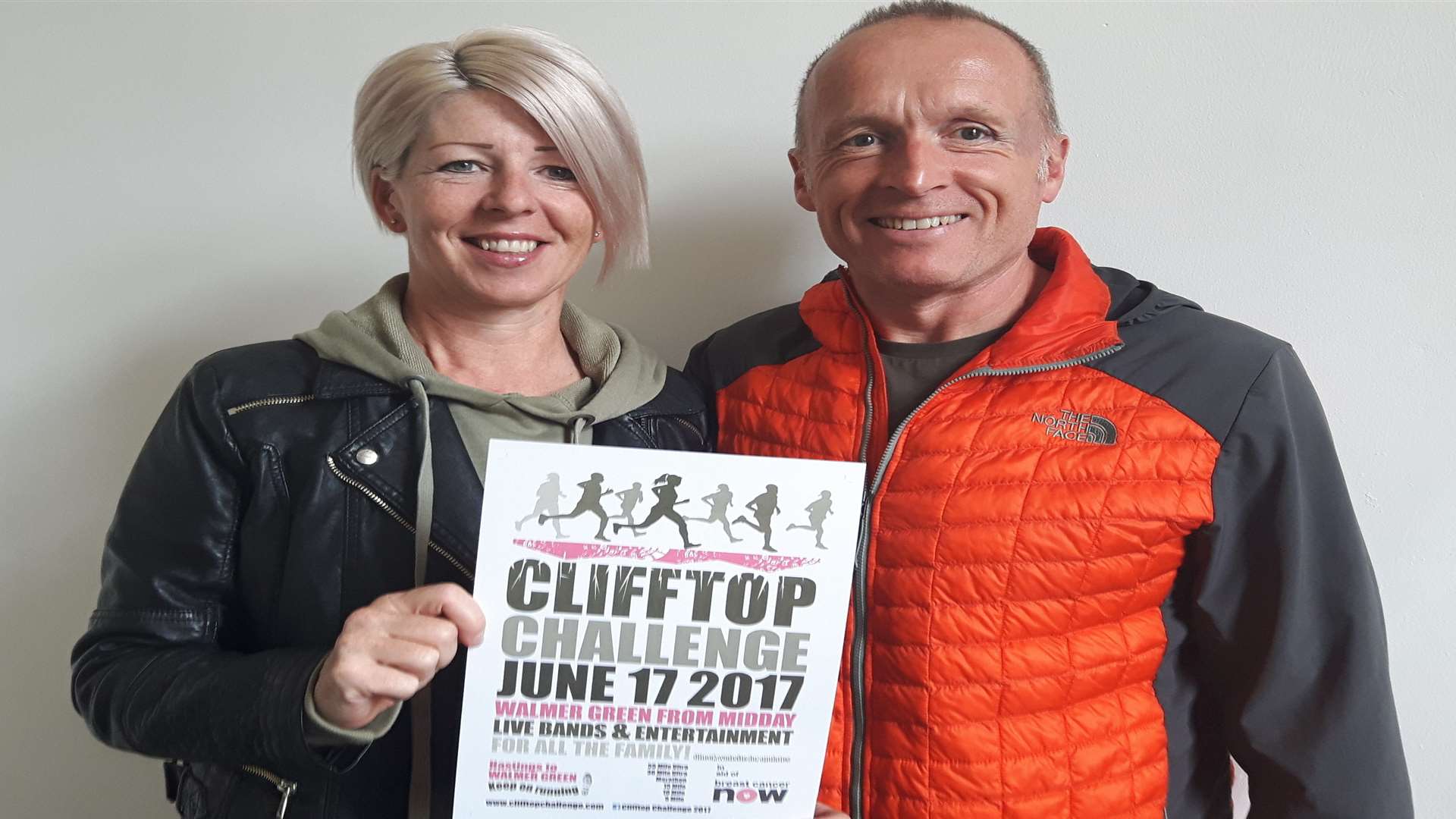 Chantele and Phil Rashbrook are preparing for their fourth Clifftop Challenge on Saturday, June 17