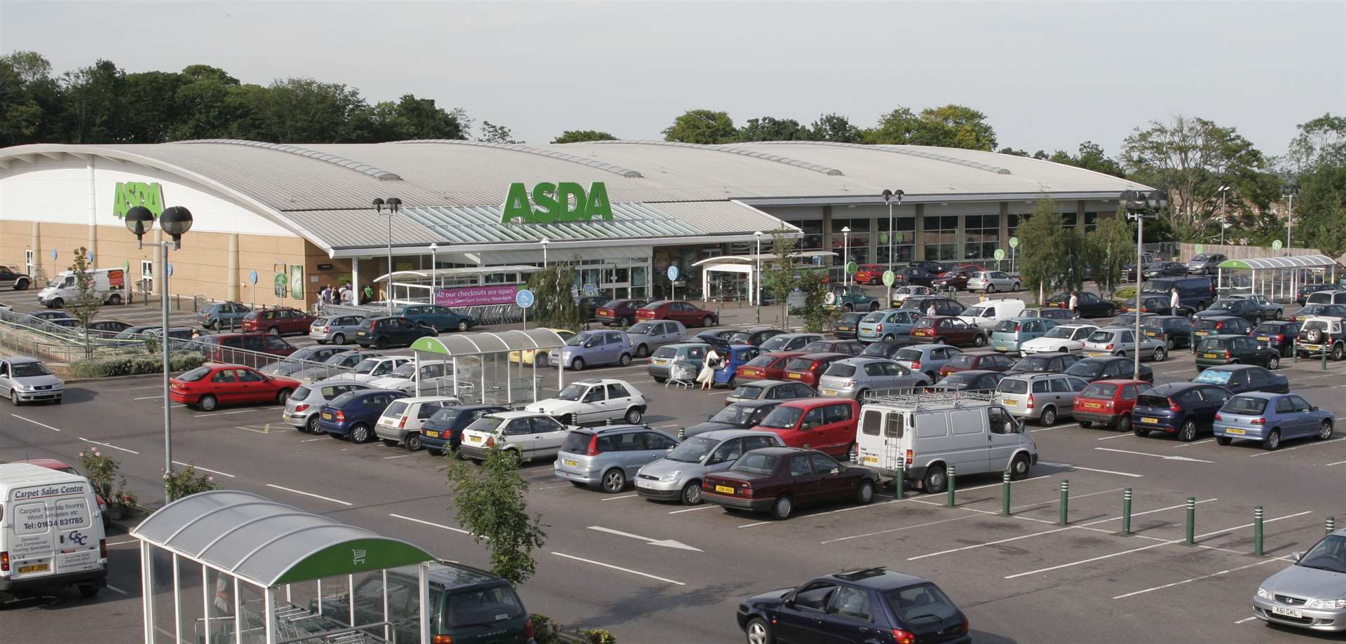 Asda in Chatham, where Liam Chapman is alleged to have stolen alcohol from Picture by Peter Still