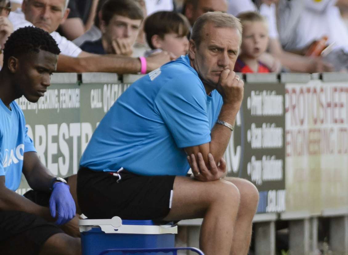 Dartford manager Tony Burman Picture: Andy Payton