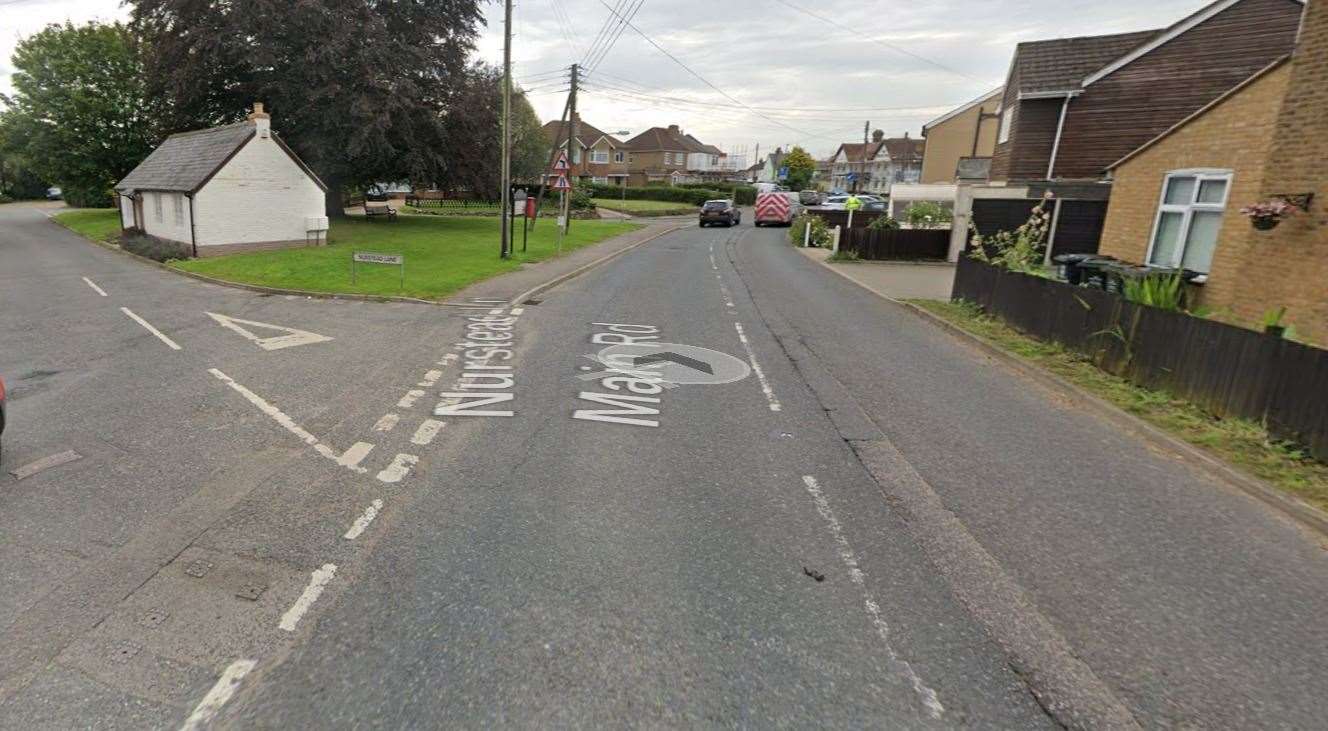 It happened in Main Road, Longfield, at the junction with Nurstead Lane. Picture: Google Streetview