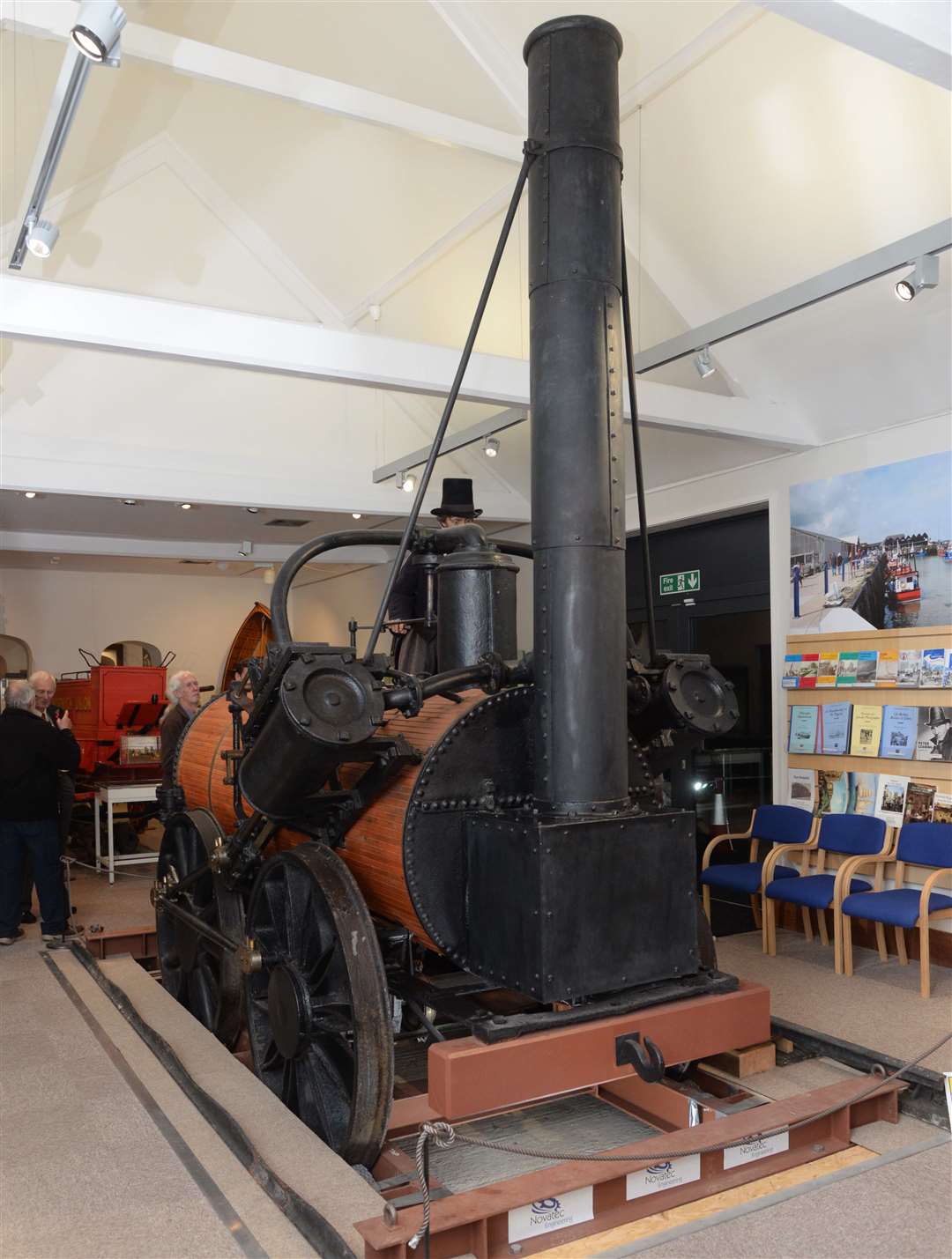 The Invicta locomotive on display at the Whitstable Community Museum and Gallery Picture: Chris Davey