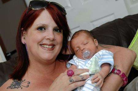 Paula Rivett has had miracle baby Lennon.