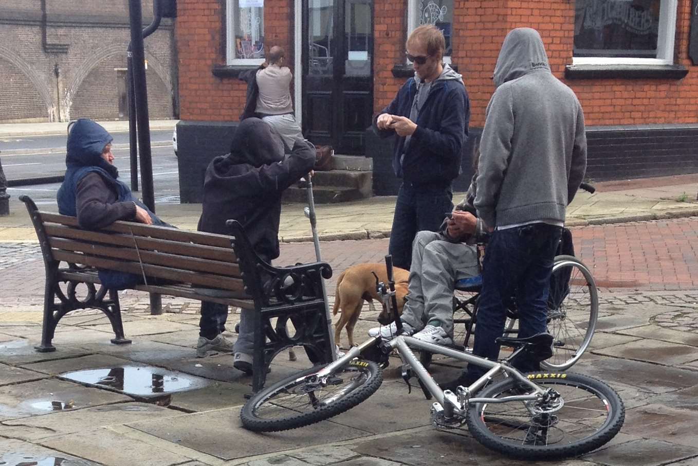 Rochester High Street is a magnet for street drinkers, vagrants and beggars