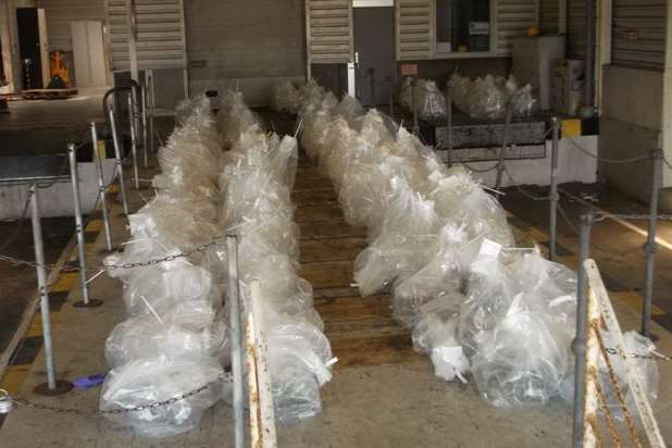 Drugs worth £5million were uncovered by Border Force officers