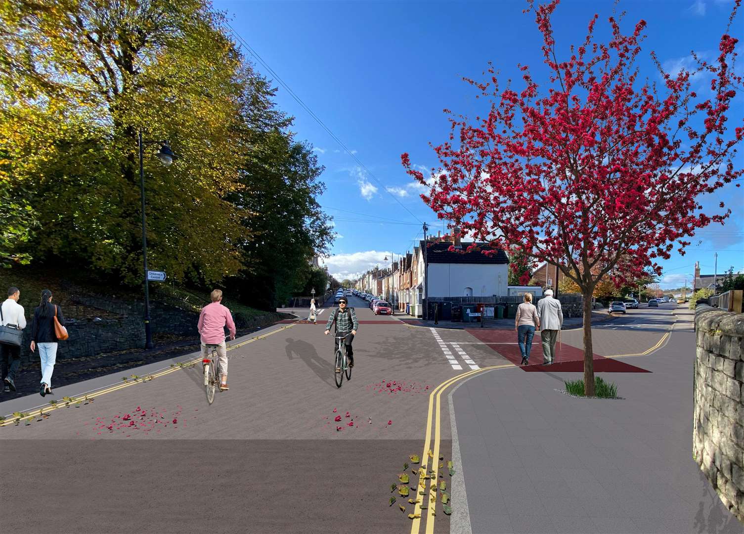 The £1m Active Travel project aims to make cycling and walking around the town safer and more accessible. Picture: Faversham Town Council/Space Syntax
