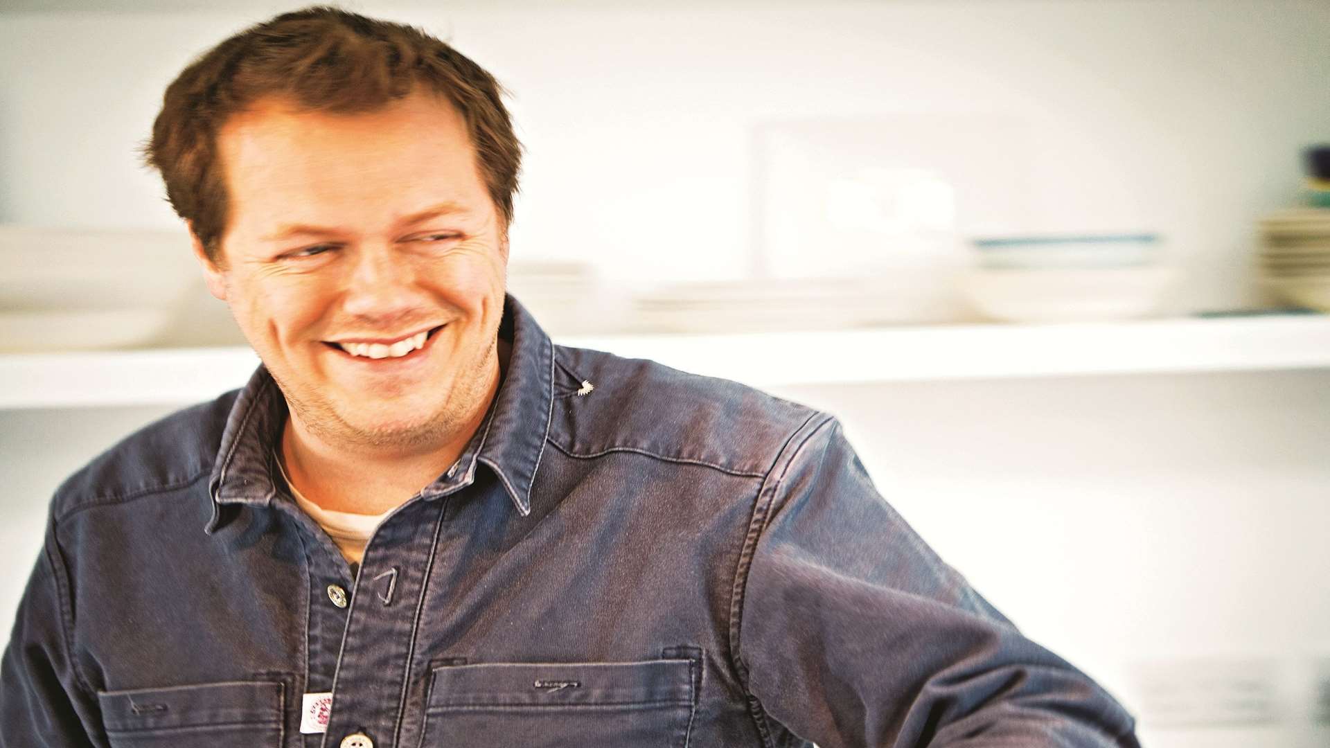 It's all smiles for Tom Parker Bowles