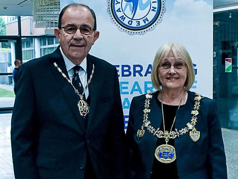 Mayor of Medway Cllr Jan Aldous (right) attended last year's event. Picture: Pride of Medway