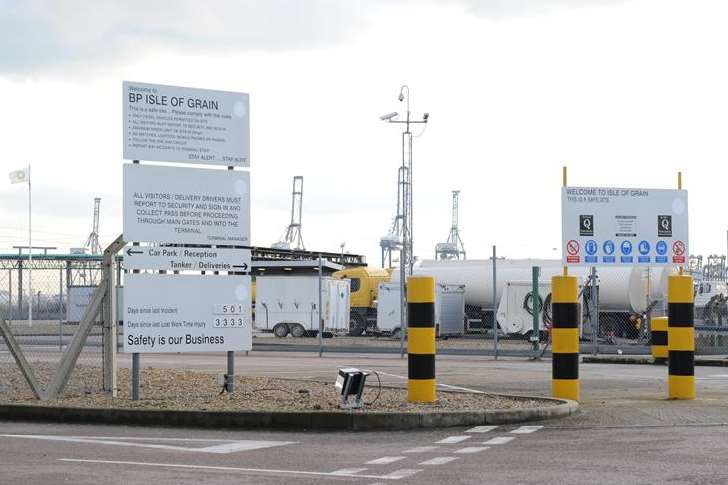 Jonathon Canavon spied on colleagues at the BP oil refinery on the Isle of Grain