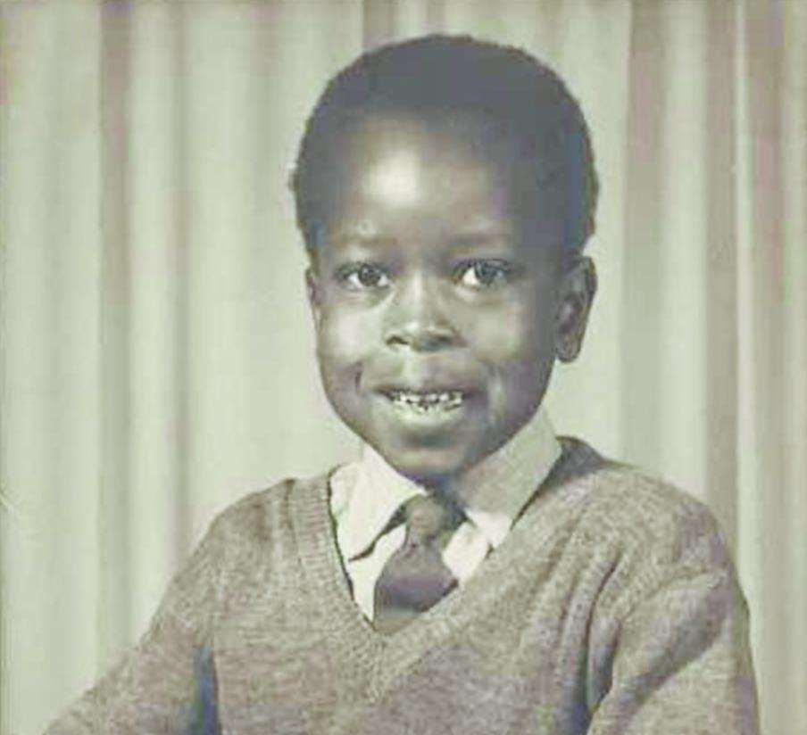 The young Michael at Alderbrook Primary School in London in 1964