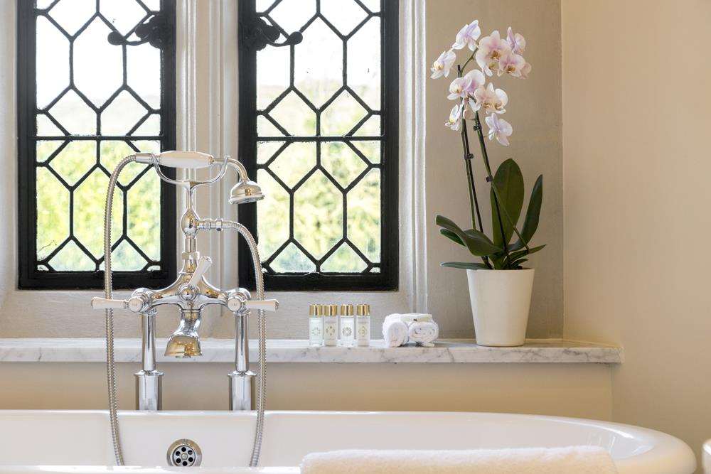 A sumptuous bathroom at Eastwell Manor Picture: Steve Lancefield