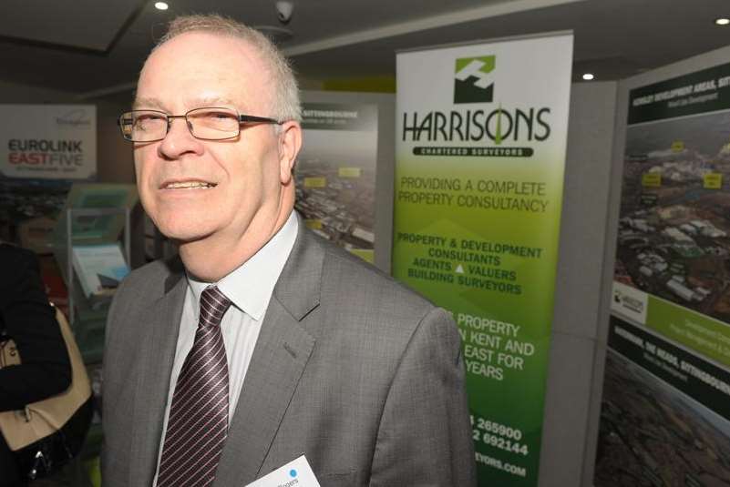 Harrisons director Douglas Rogers was among the exhibitors at the Swale Regeneration Conference