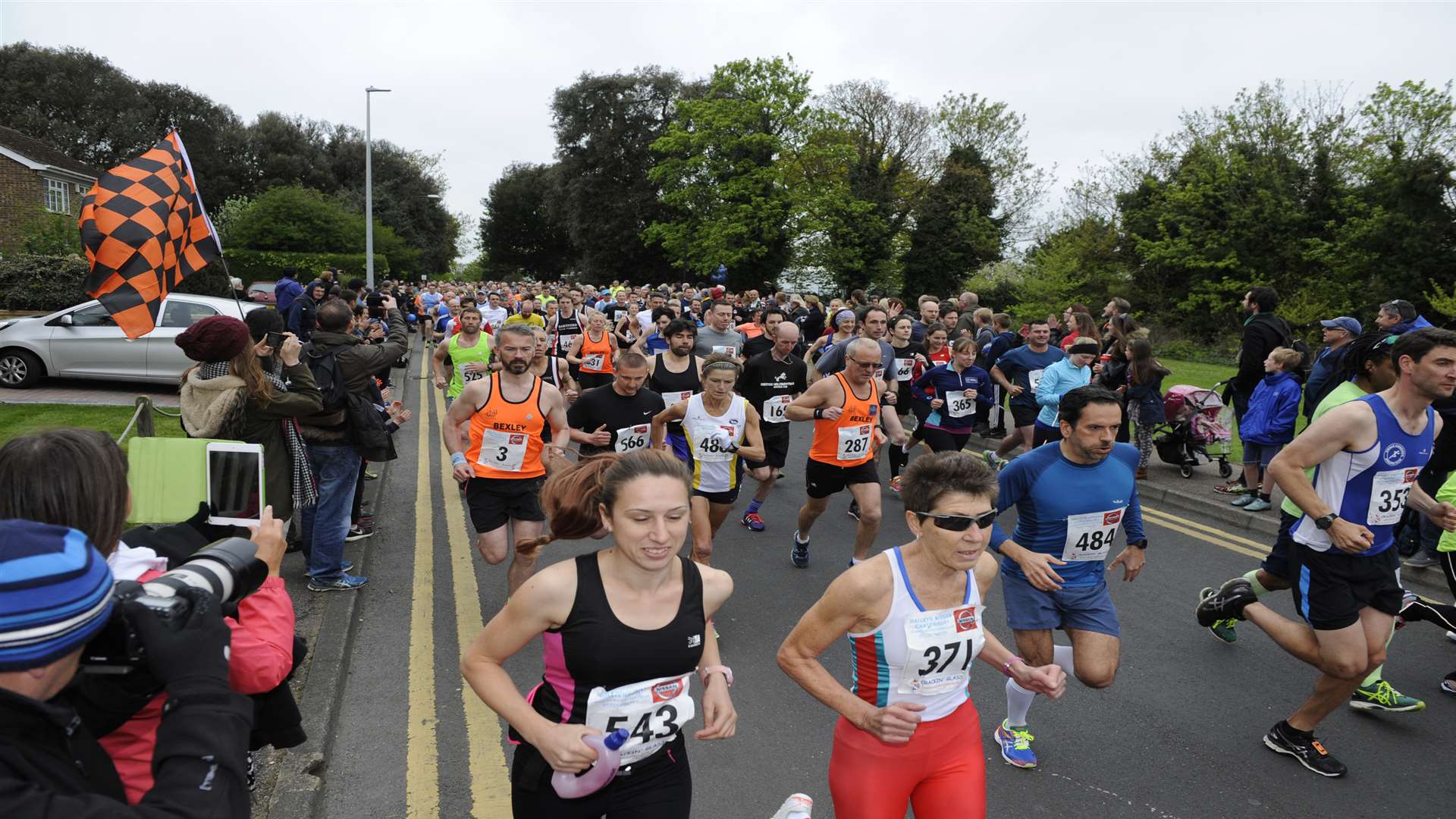 Runners taking part in this year's race in Whitstable