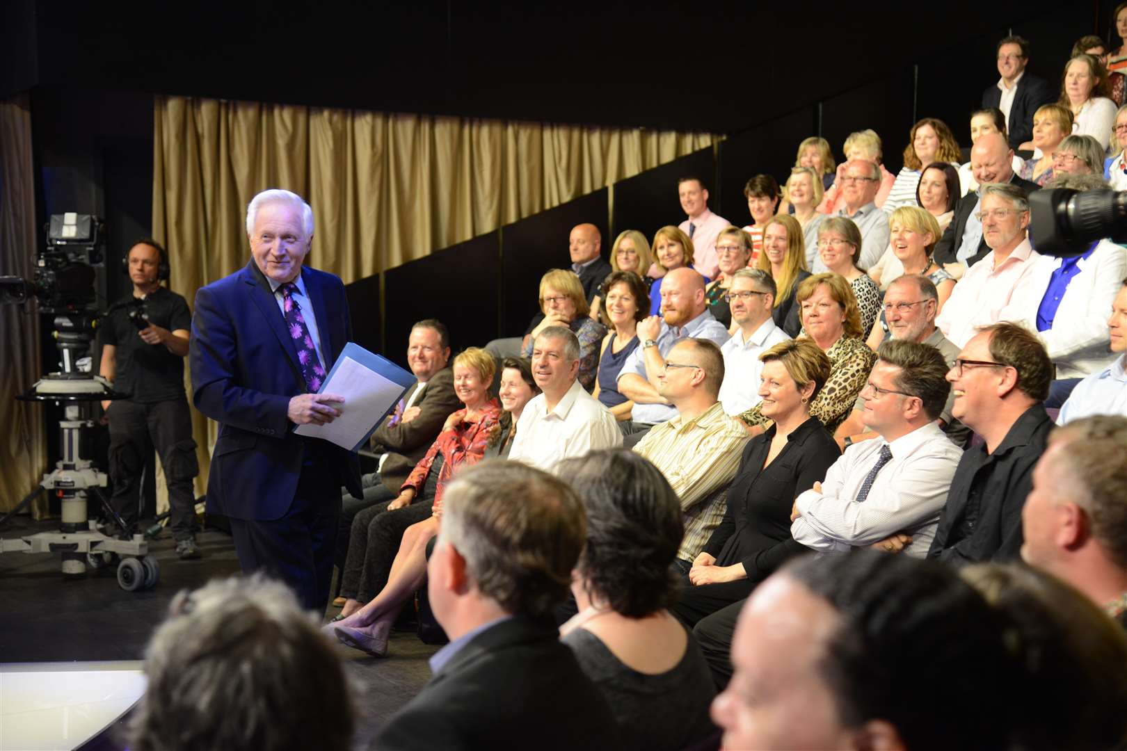 David Dimbleby and the audience at Question Time