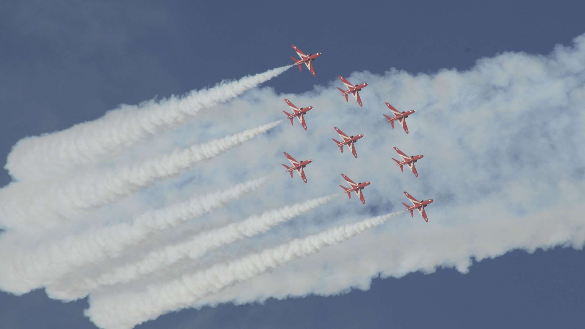 Red Arrows opened the show last year. Picture: Paul Amos