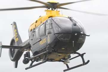 An NPAS helicopter was sent to help