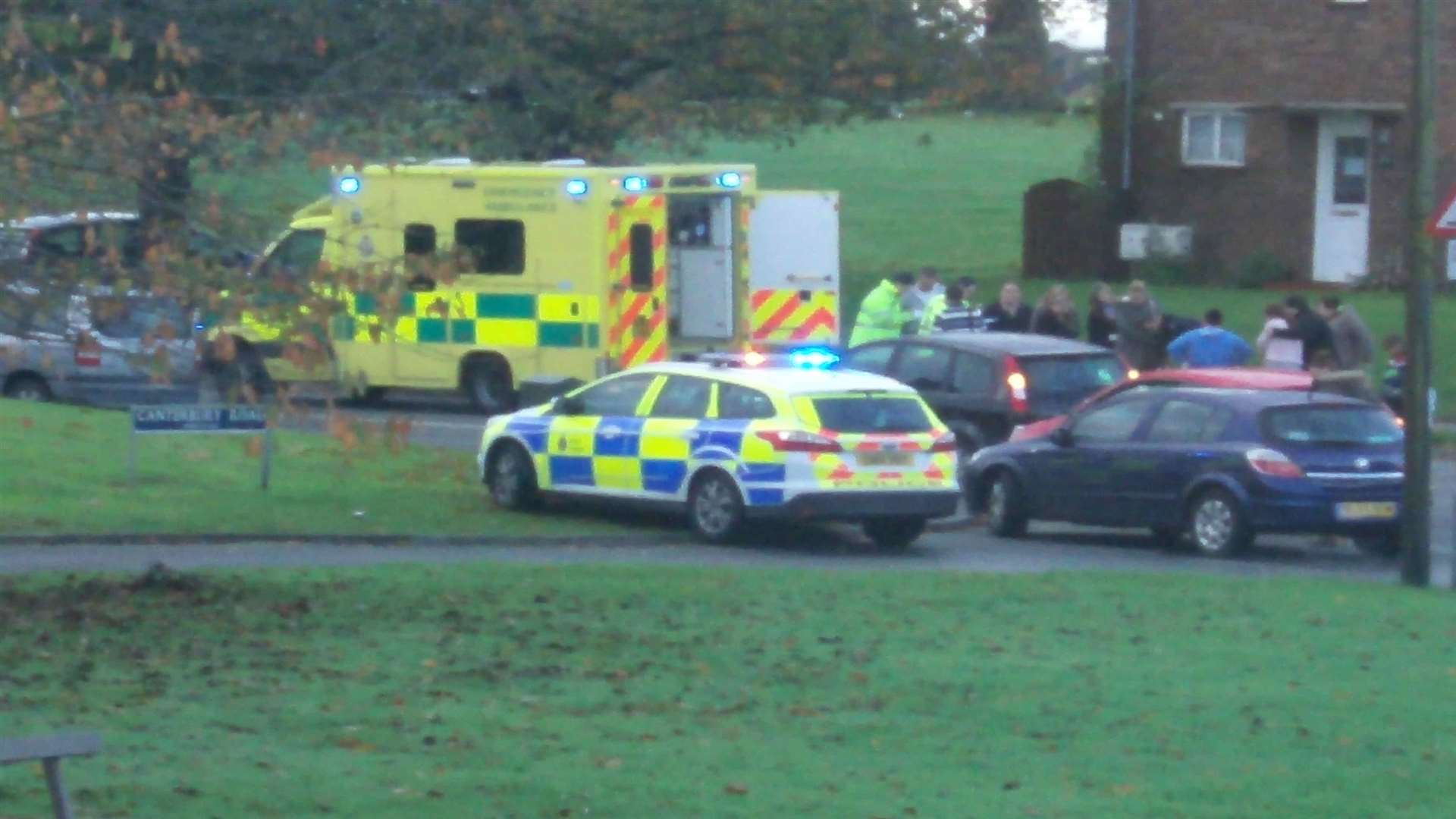 A 15-year-old Sittingbourne Community College student was injured after he was hit by a car near Commonwealth Close