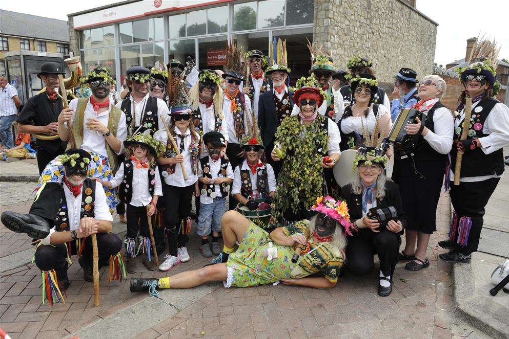 Morris dancers at last year's Faversham Hop Festival