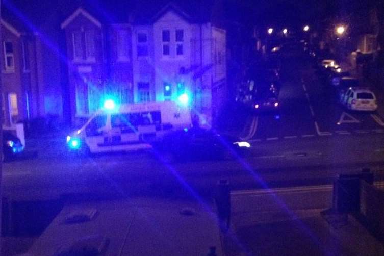 The woman was hit in Hereson Road. Picture: @KayleighRose_