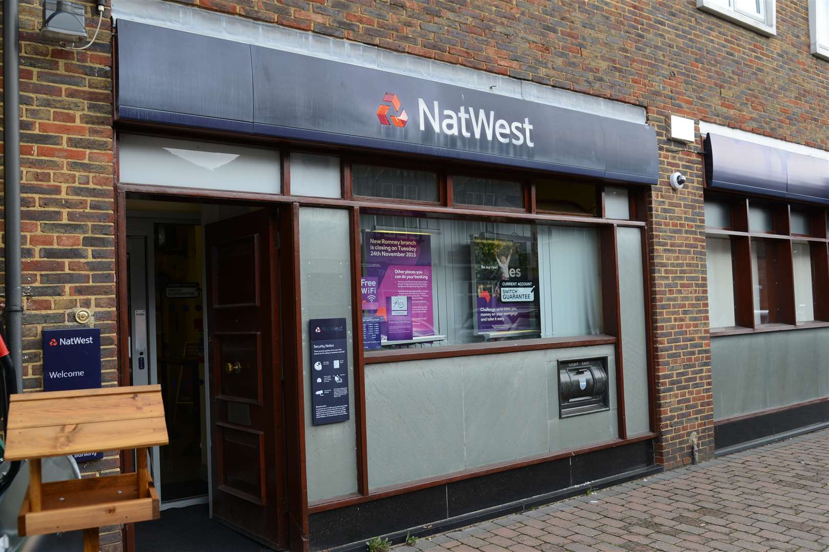 New Romney NatWest, closing after 54 years.