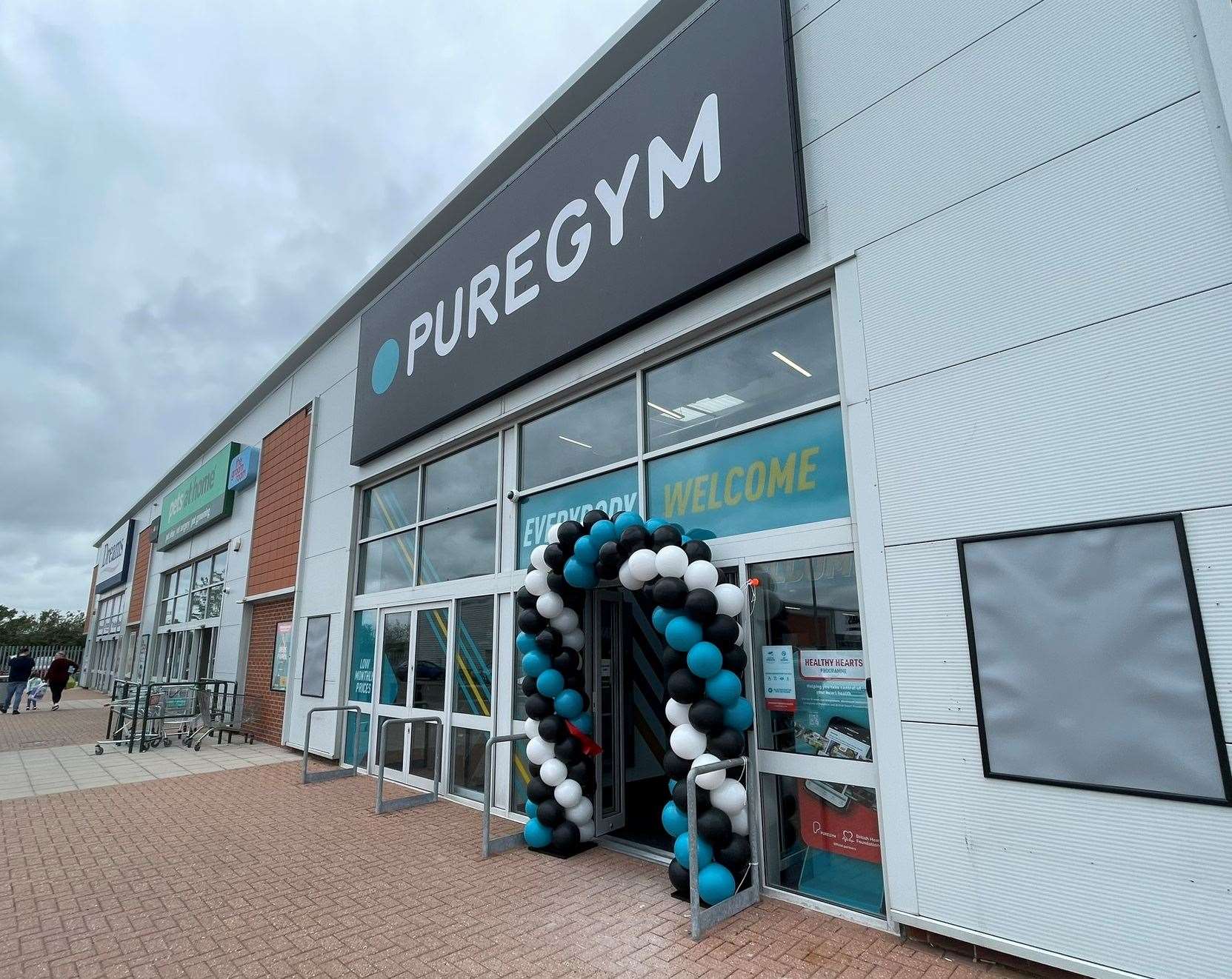Sittingbourne PureGym is now open in the former Bensons For Beds store in Sittingbourne Retail Park