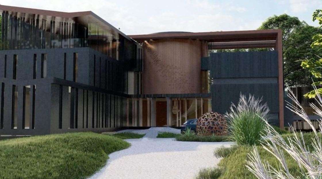 This is what the house, with planning permission, would look like. Picture: Savills