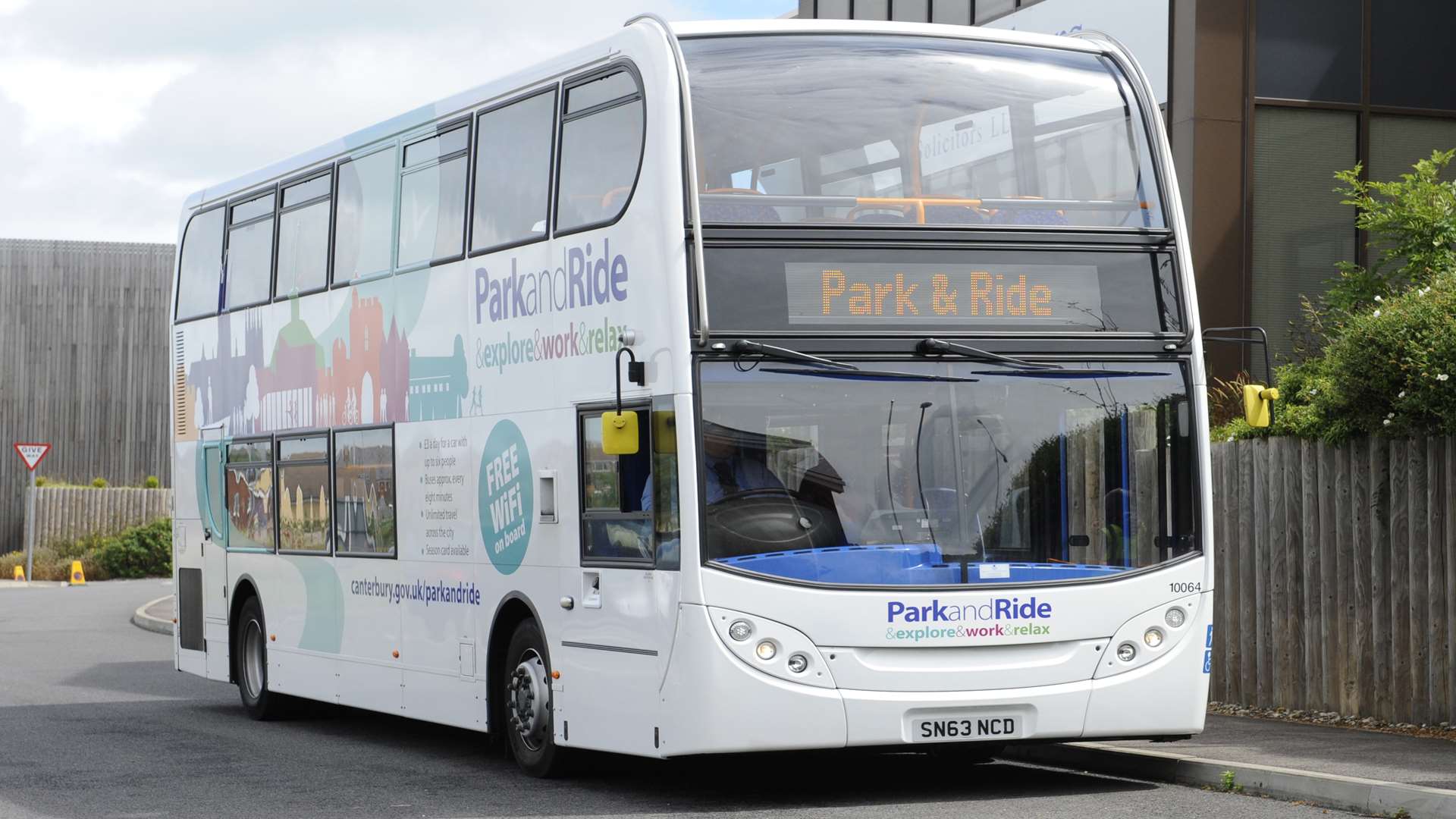 Park and ride is used in Canterbury and Maidstone