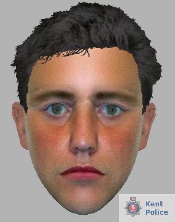 Kent Police has released this e-fit of a man they'd like to speak to