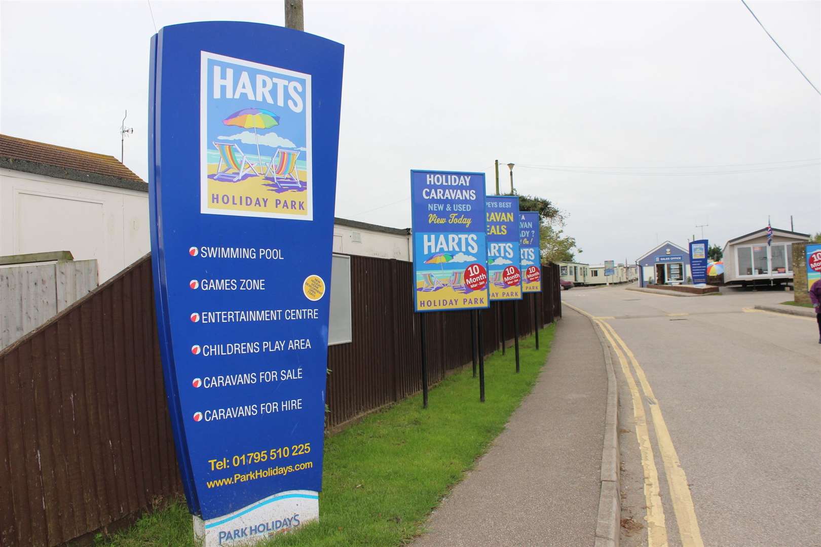 Harts Holiday Park at Leysdown on Sheppey is one of the Kent parks owned by Park Holidays
