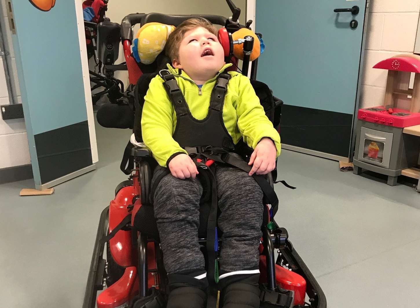 The Ratcliffes are raising money to get a new wheelchair worth £20,000 for Curtis