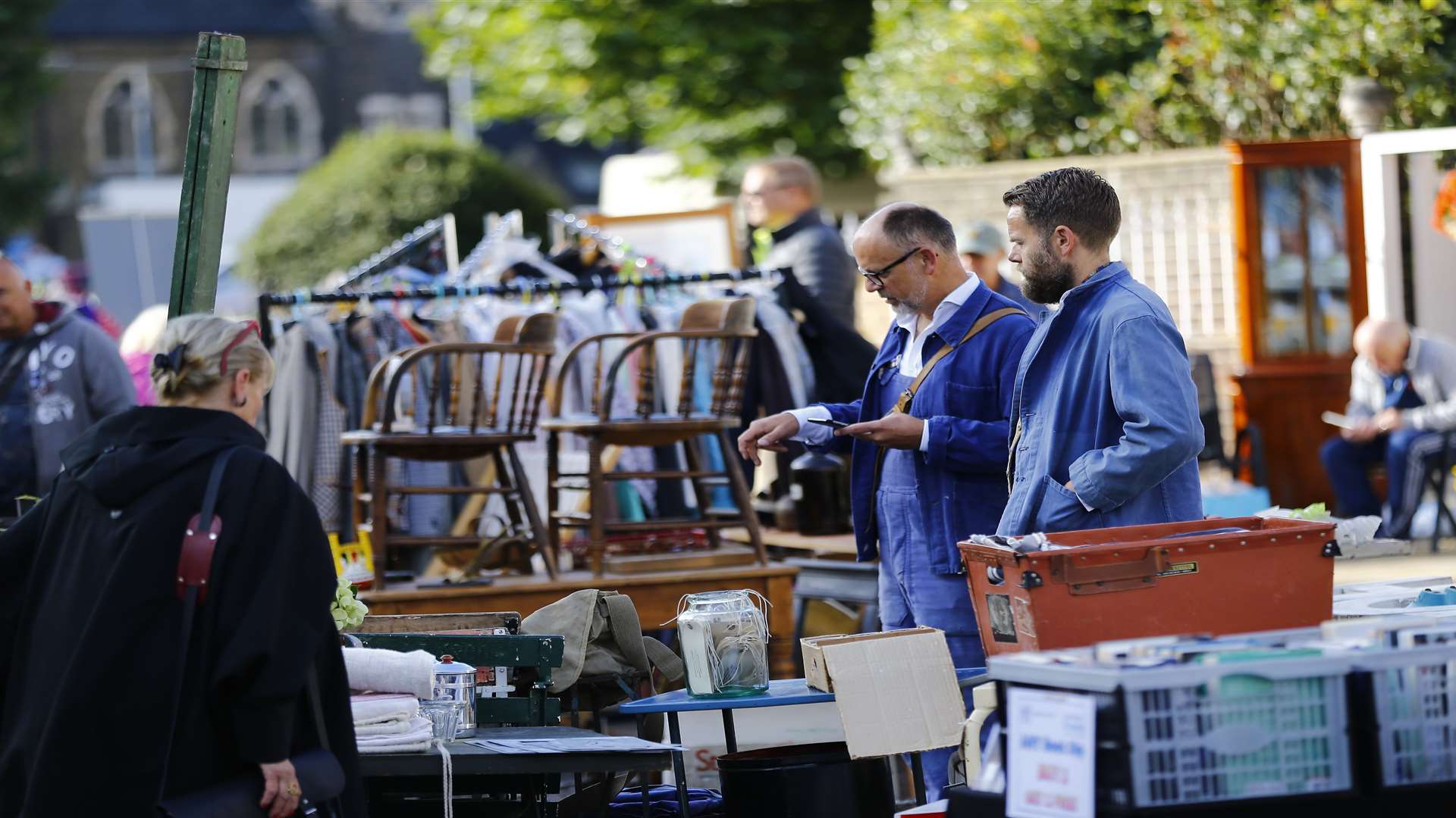 The weather stayed fine for Deal Braderie where thousands of bargains were had