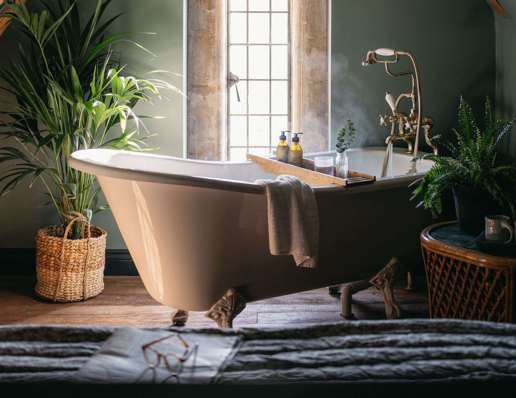 Some of the rooms have roll-top baths. Picture: Mark Anthony Fox