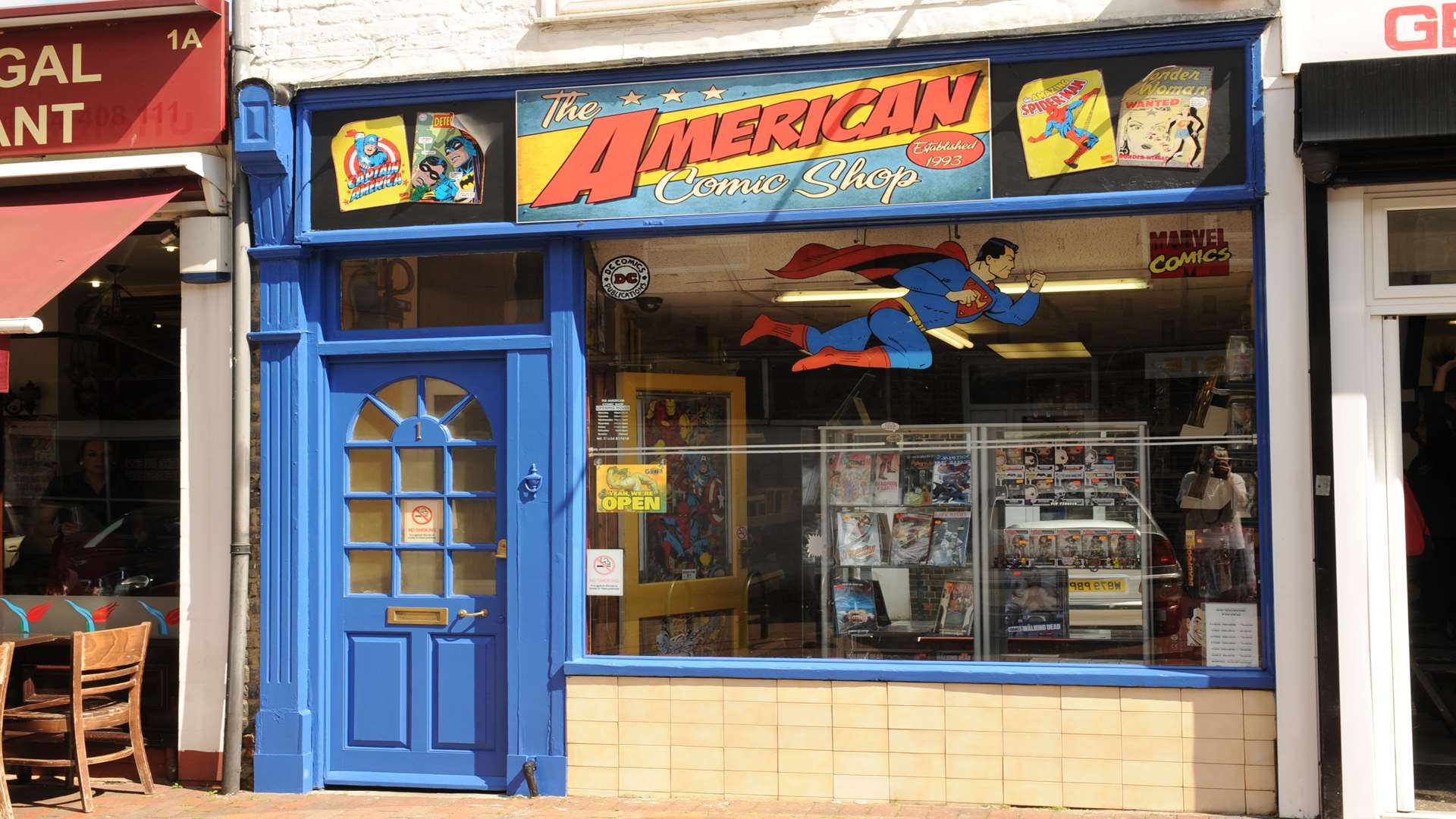 The American Comic Shop in Church Street, Chatham