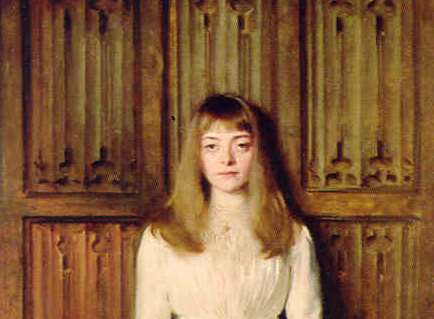Young Lady in White by John Singer Sargent was painted at Ightham Mote Picture: National Trust