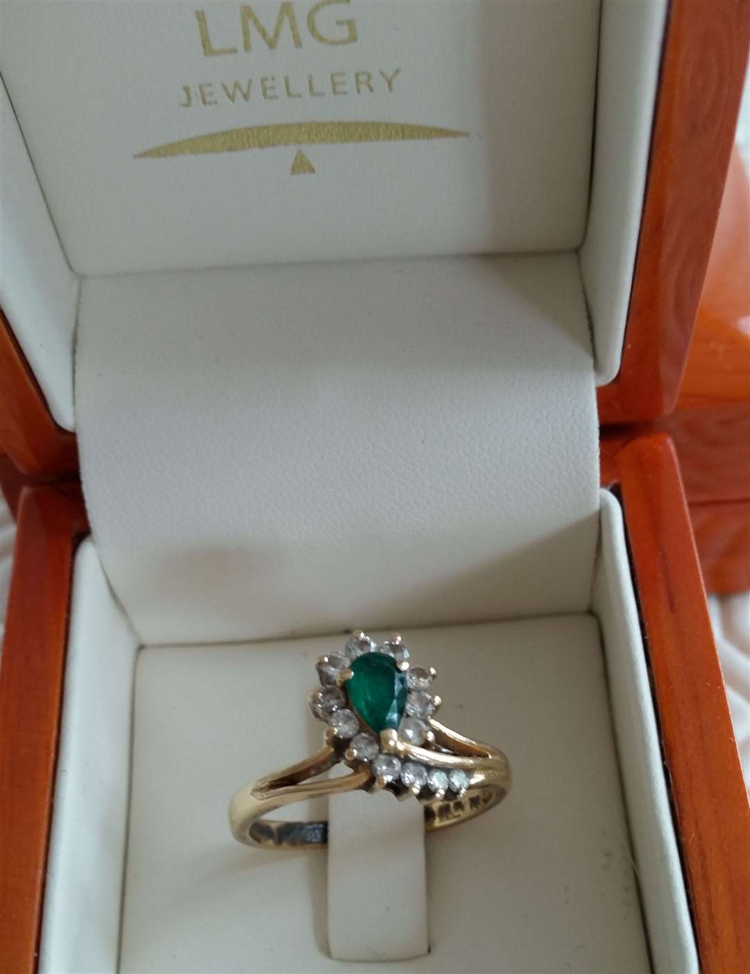 This ring was stolen in the burglary on September 2 Picture: Kent Police