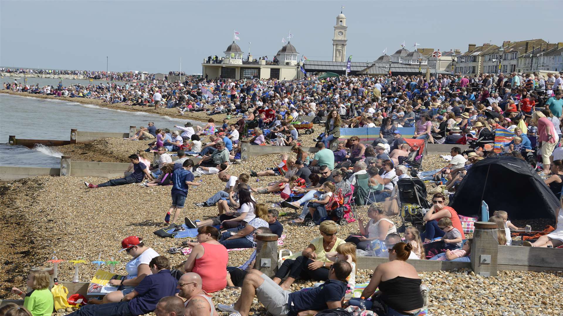 Crowds flocked to last year's air show. Picture: Paul Amos