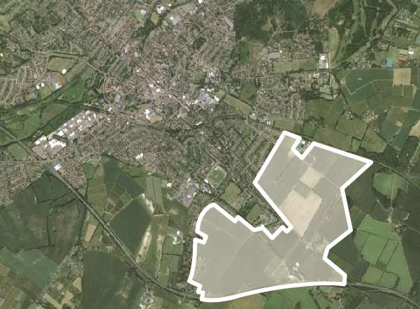 Scheme would be four times the size of the historic city centre