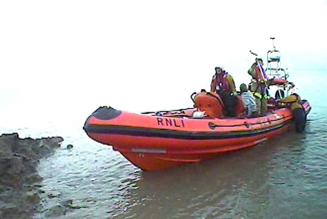 The lifeboat was called out. Picture: Whitstable RNLI.