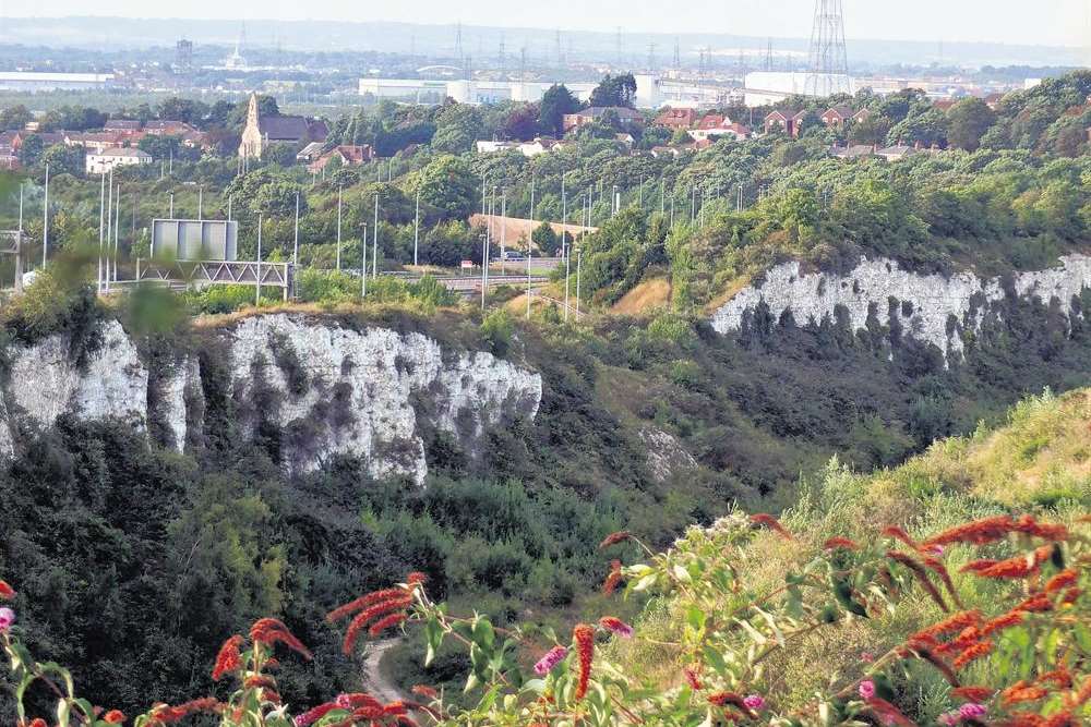 The former Eastern Quarry which will form part of a proposed Ebbsfleet garden city