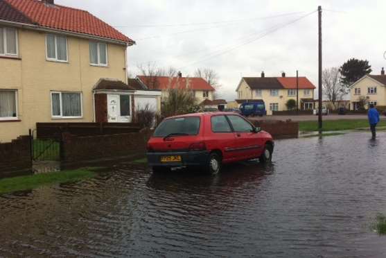 Drains have been blocked in Canute Road, Deal, since Christmas