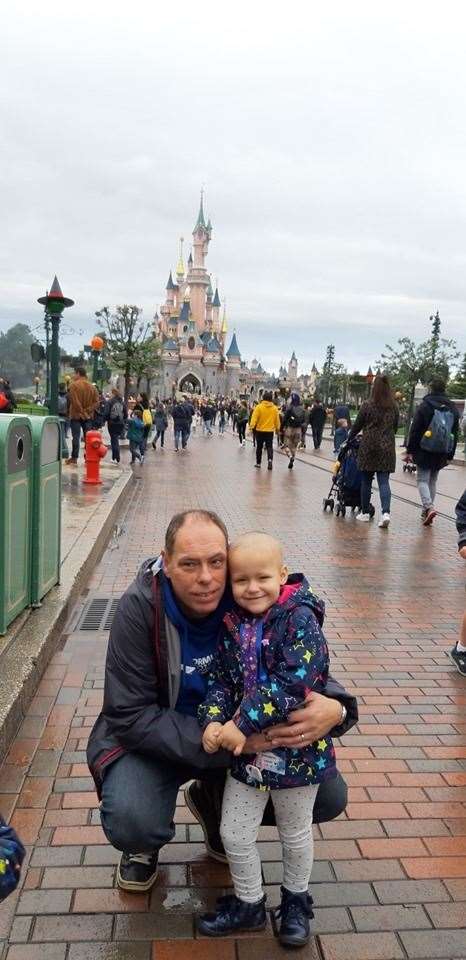 Bethany and dad Robin at Disneyland Paris last autumn. Facebook picture used with the permission of the Chesterton family