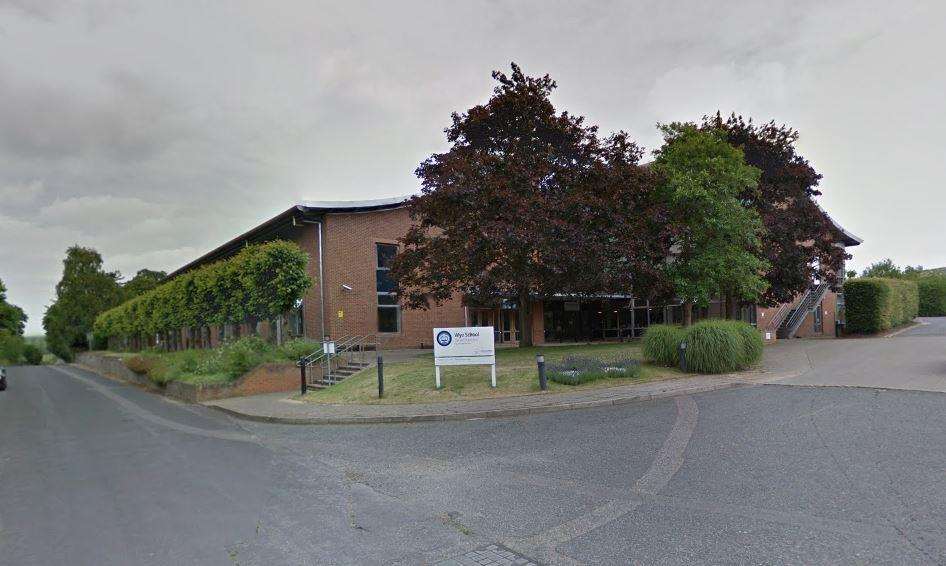 The incident happened at Wye School. Credit: Google Maps