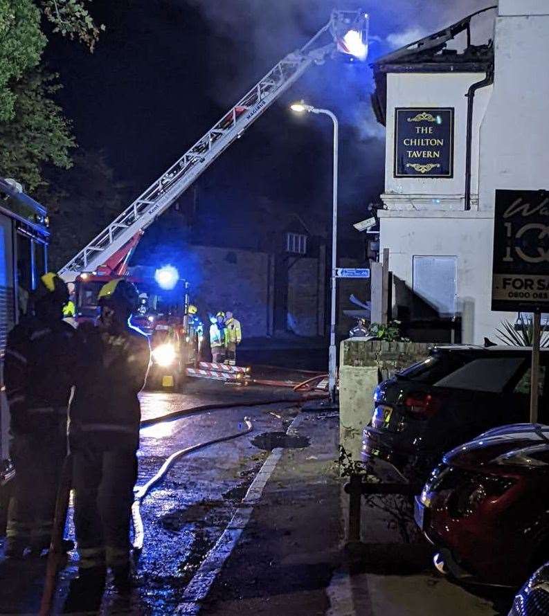 Chilton Tavern in Ramsgate was badly damaged in a fire last year. Picture: Karen Burridge