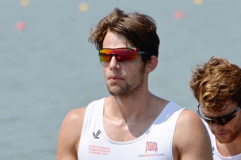 Tom Ransley in action in the World Rowing Championships in 2013. Pic by Peter Spurrier & Intersport Images.