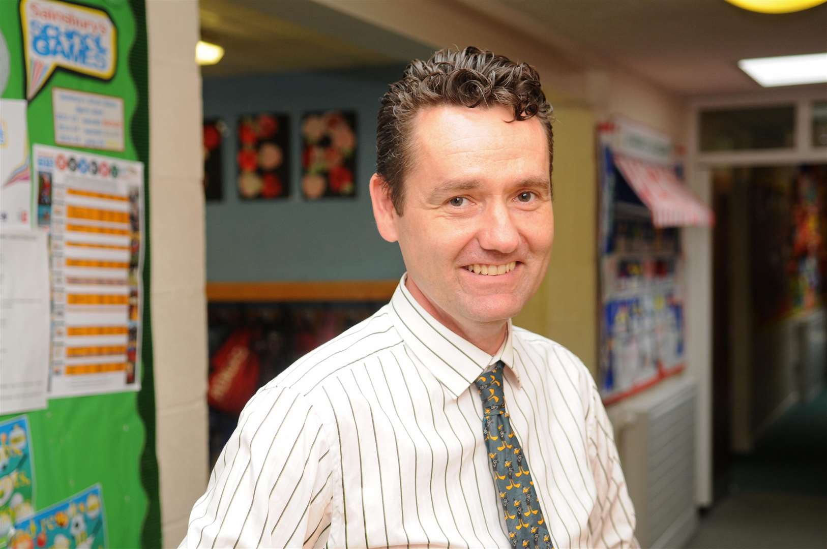 Leaving Godinton Primary School - popular teacher Peter Hygate