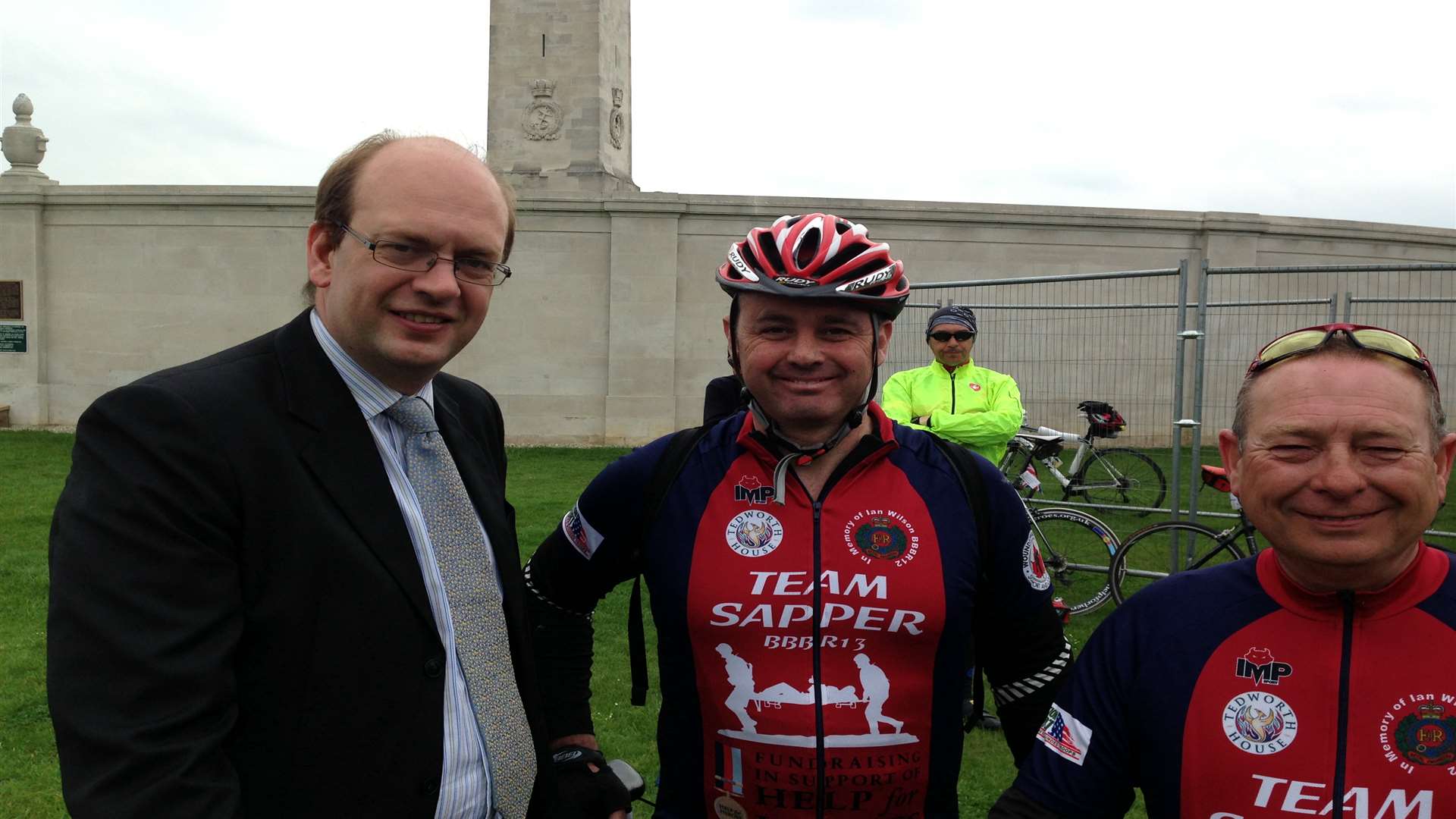 MP Mark Reckless meets some of the bike riders