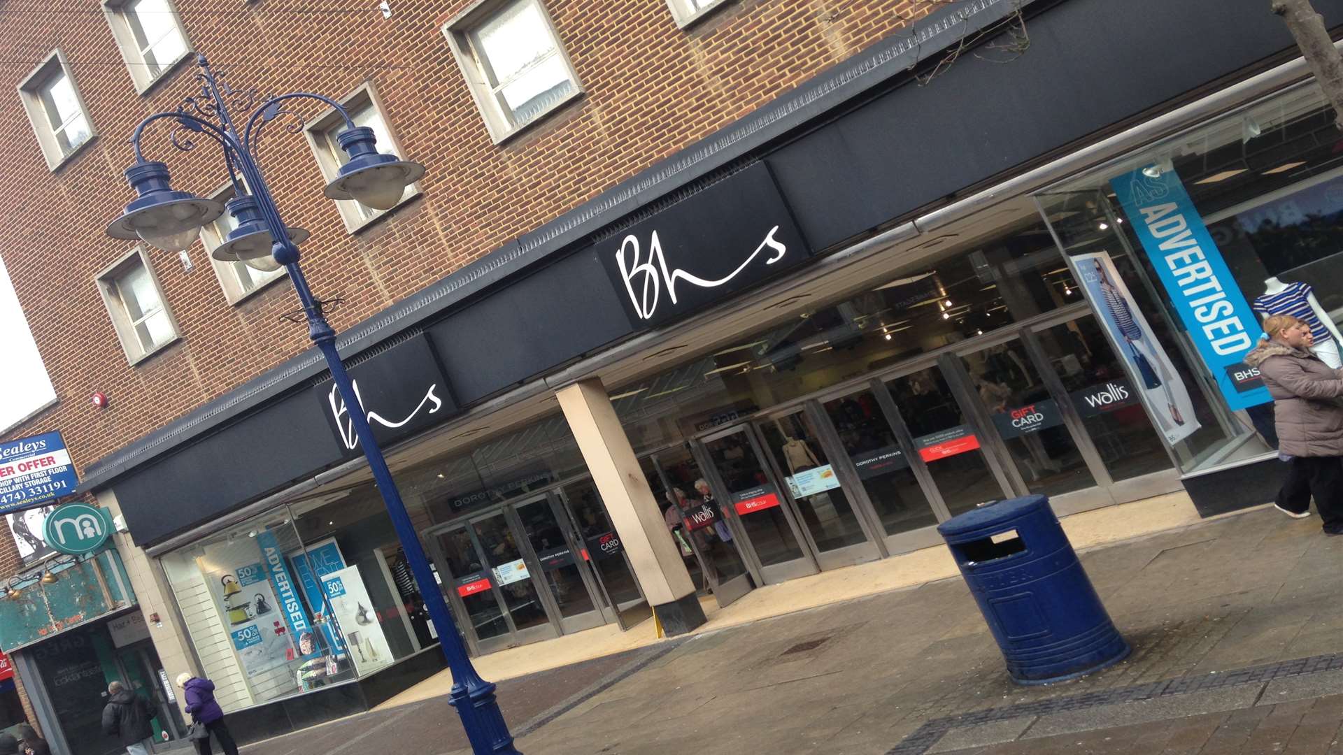 The BHS store in New Road, Gravesend