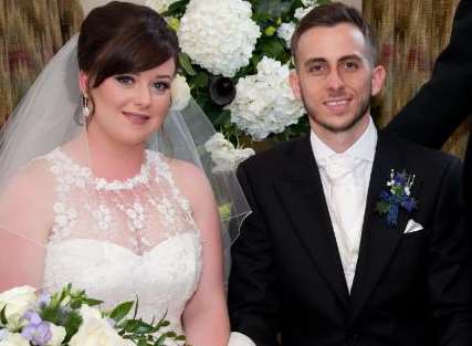 Shannon Forte, with husband Sonny whose van burst into flames on the M20