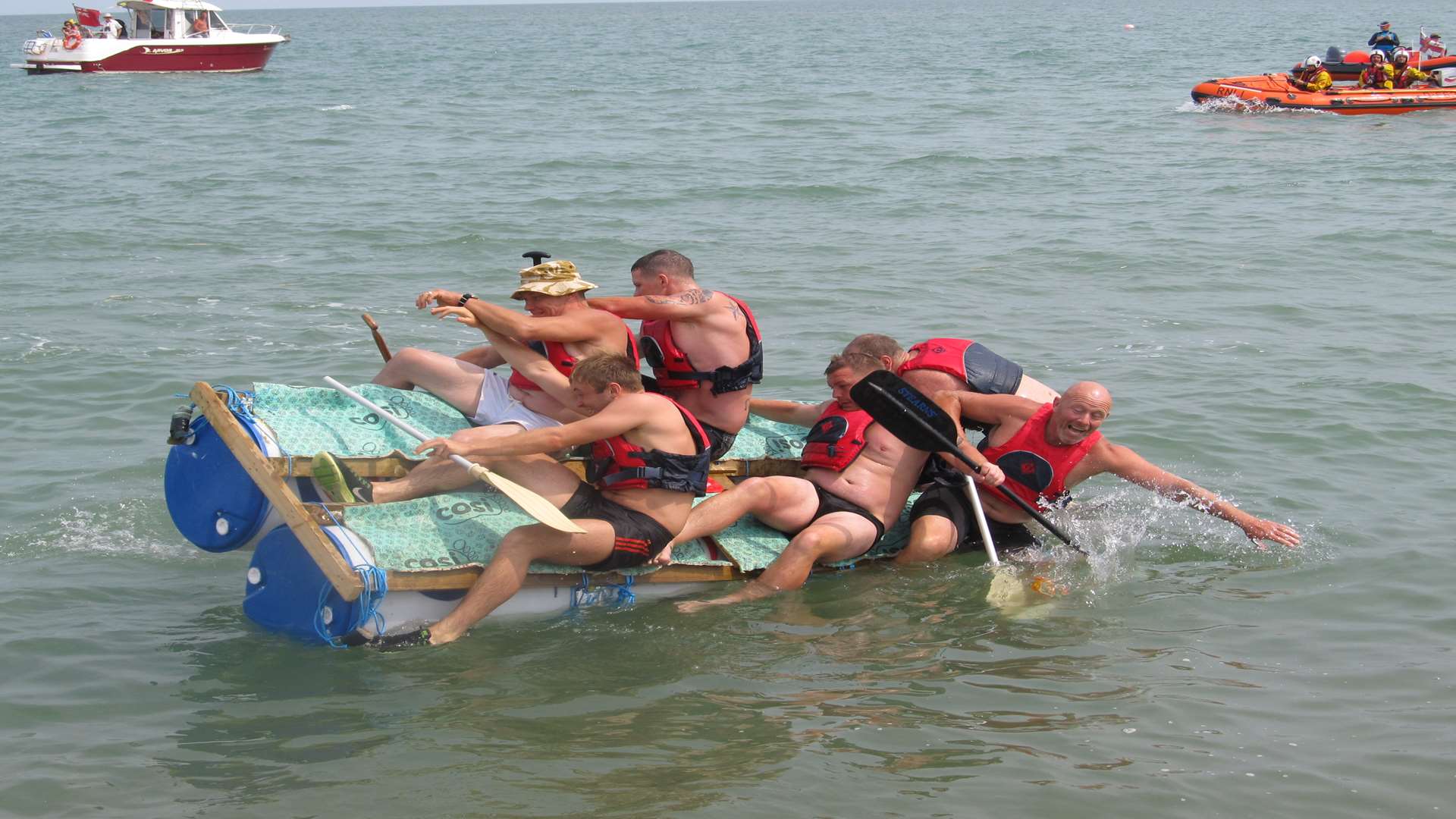 The Betteshanger Raft team didn't get off to a great start.